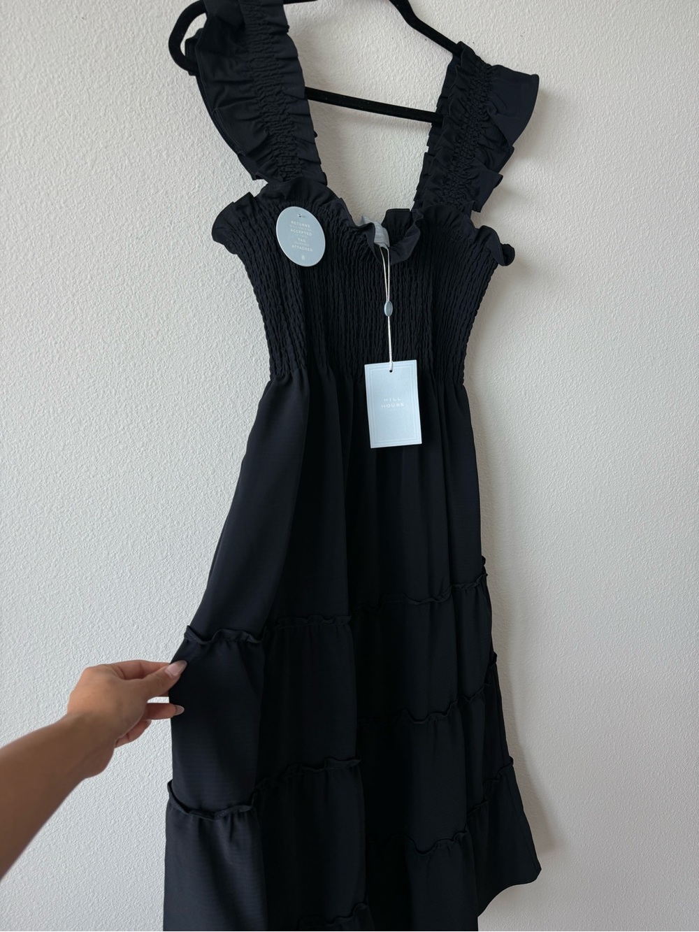 NWT Hill House
The Ellie Nap Dress - Black Crepe - Picture 6 of 10